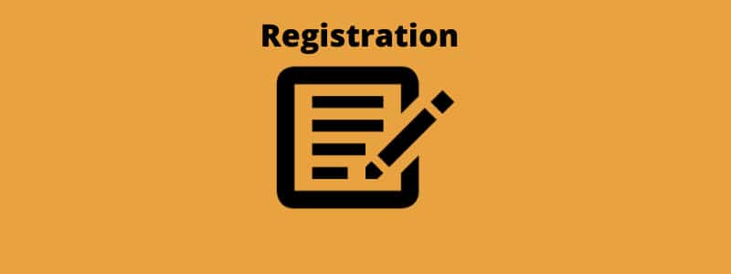 Registration form