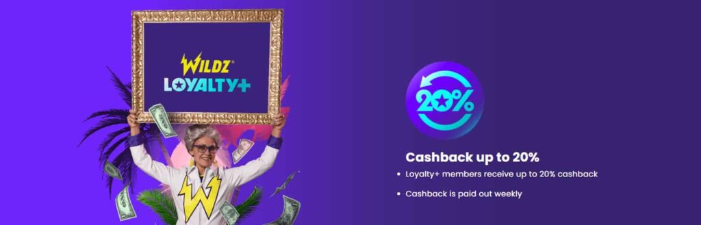 loyal+ program Wildz Casino